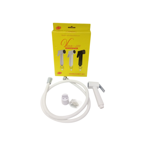 1/2 IN x 120 CM / VICEN-220 183 Jet Shower Cebok Toilet Plastik Putih PVC Set