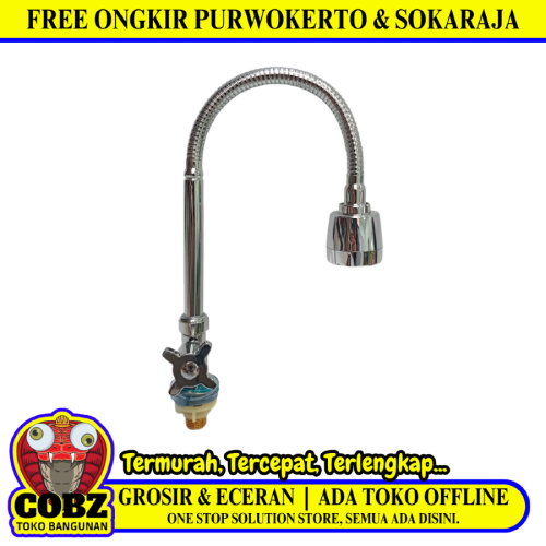 1/2 IN / NM 366 Kran Angsa Fleksibel Sink BCP Wastafel Stainless