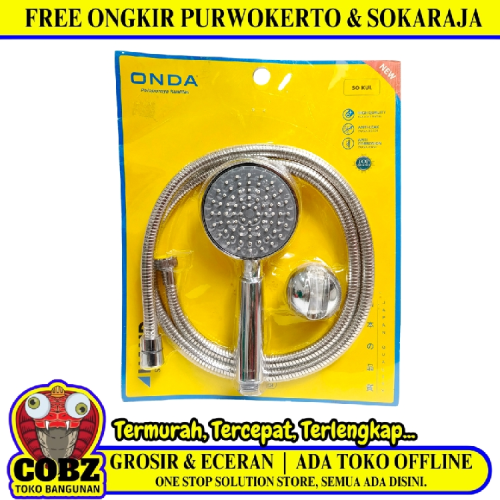 1/2 IN x 150 CM / ONDA SO KUL Hand Shower Tangan Kamar Mandi Set