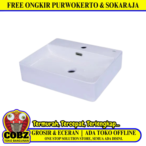 50 CM x 42 CM x 13 CM / GNET OTER AC1275 Wastafel Cuci Tangan Kecil White Keramik