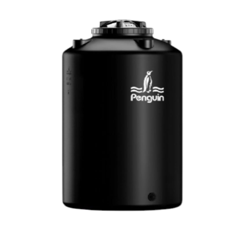 650 L / PENGUIN Water Torrent Tangki Tandon Air PVC Hitam + Acc Set