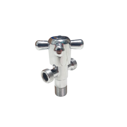 1/2 IN / NEW 6102 Stop Kran Air Cabang Tee Shower Kloset Stainless