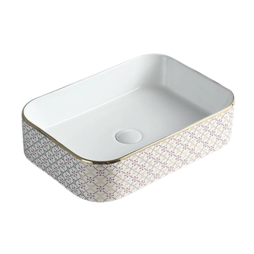 50 CM x 34.5 CM x 12 CM / HEMMEN HMB 4130 AG2 Wastafel Cuci Tangan Kecil White  Keramik