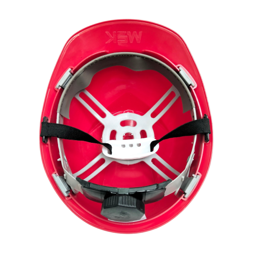 MSK Helm Proyek Tukang Safety Pelindung Keselamatan Kepala Merah