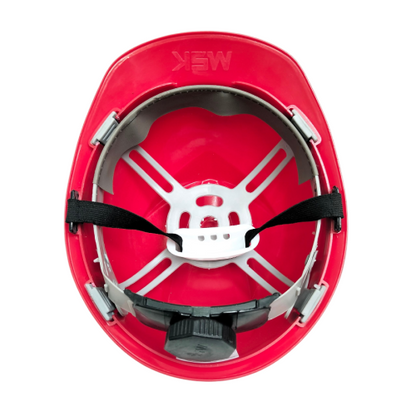 MSK Helm Proyek Tukang Safety Pelindung Keselamatan Kepala Merah