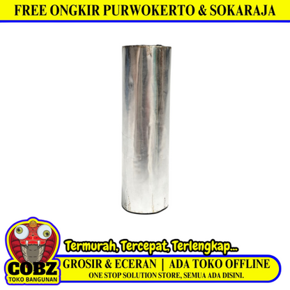 100 MM / TM Tambal Seng Lakban Aluminium Flinkote Anti Bocor Meter