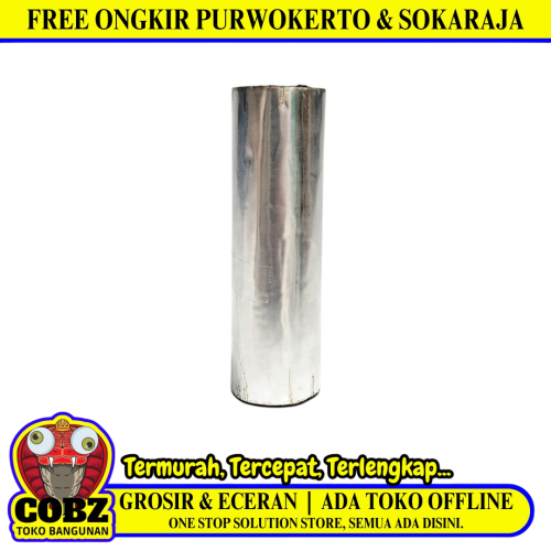 100 MM / TM Tambal Seng Lakban Aluminium Flinkote Anti Bocor Meter