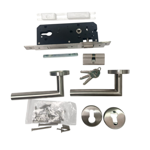 SOLID Handle Door Lock Tarikan Handle Kunci Pintu Besar Set
