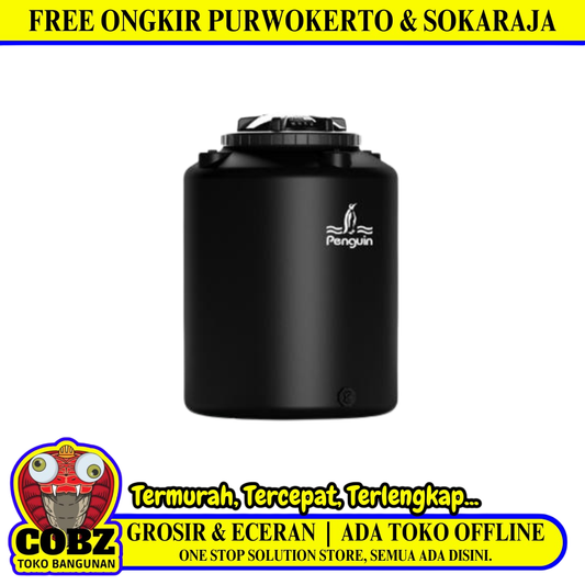 300 L / PENGUIN TB 32 Water Torrent Tangki Tandon Air PVC Hitam Set