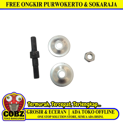COBZ 03 Adaptor Converter Konektor Arbor Mesin Bor Jadi Gerinda Set