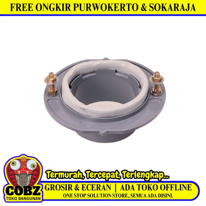 RRT Dodol Gasket Karet Seal Kloset Duduk Monoblok + Mangkok Set