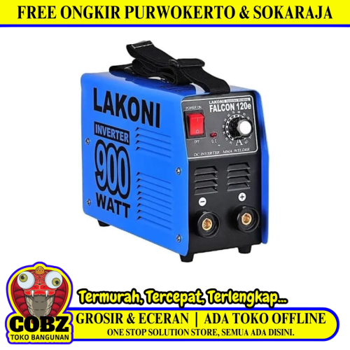 900 WATT / LAKONI FALCON120 E Mesin Trafo Las Listrik Inverter Welding Machine
