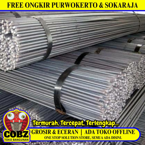 12 MM x 12 M / LS/CBS Besi Beton Fisik Standar Batang