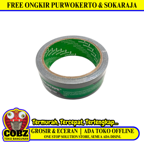 35 MM / GOLD Isolasi Selotip Lakban Stationary Tape Hitam