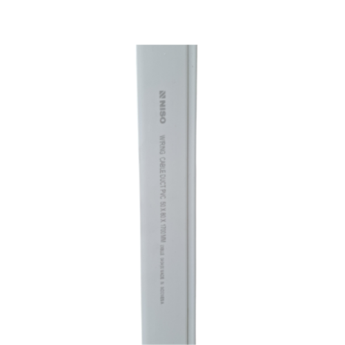 50 MM x 80 MM x 1700 MM / NISO Kabel Dak Ducting Trunking Protector Putih Batang