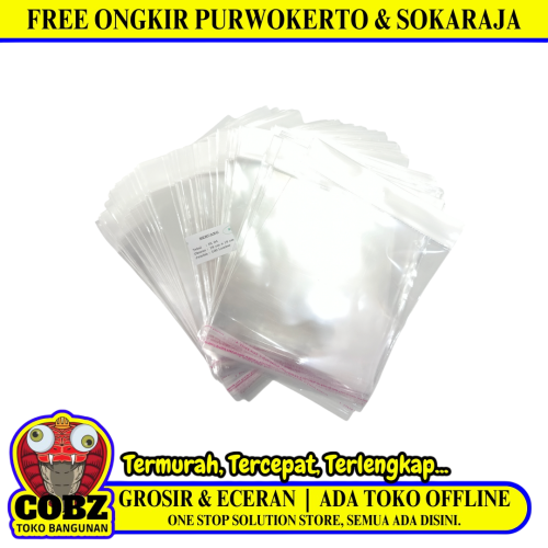 18 CM x 18 CM / TM Plastik OPP Perlize Transparan Pack