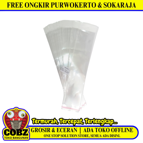 8 CM x 35 CM / TM Plastik OPP Perlize Transparan Pack