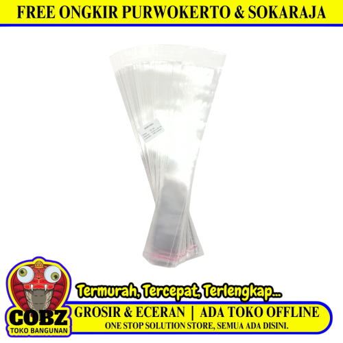 5 CM x 35 CM / TM Plastik OPP Perlize Transparant Pack