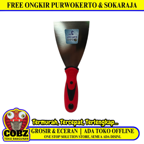 3 IN / CHIYO Sekrap Kape Scrapper Cat Perata Acian Gagang Bahan