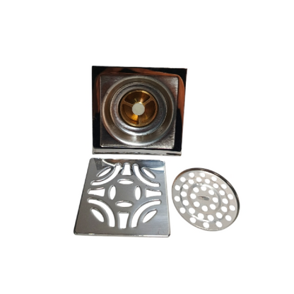 4 IN / ALPHARD 01 Saringan Got Leher Panjang Floor Drain Stainless