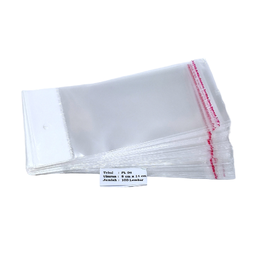 8 CM x 14 CM / TM Plastik OPP Perlize Transparan Pack