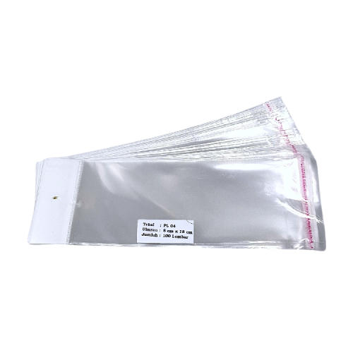 8 CM x 18 CM / TM Plastik OPP Perlize Transparan Pack