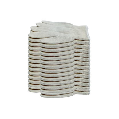 12 SET / P.G.G Sarung Tangan Benang Rajut Kain Tukang Kerja Proyek Sepasang