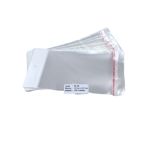 10 CM x 14 CM / TM Plastik OPP Perlize Transparan Pack