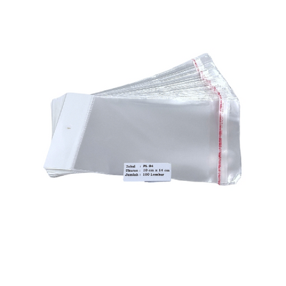 10 CM x 14 CM / TM Plastik OPP Perlize Transparan Pack
