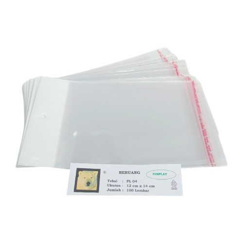 12 CM x 14 CM / TM Plastik OPP Perlize Transparan Pack