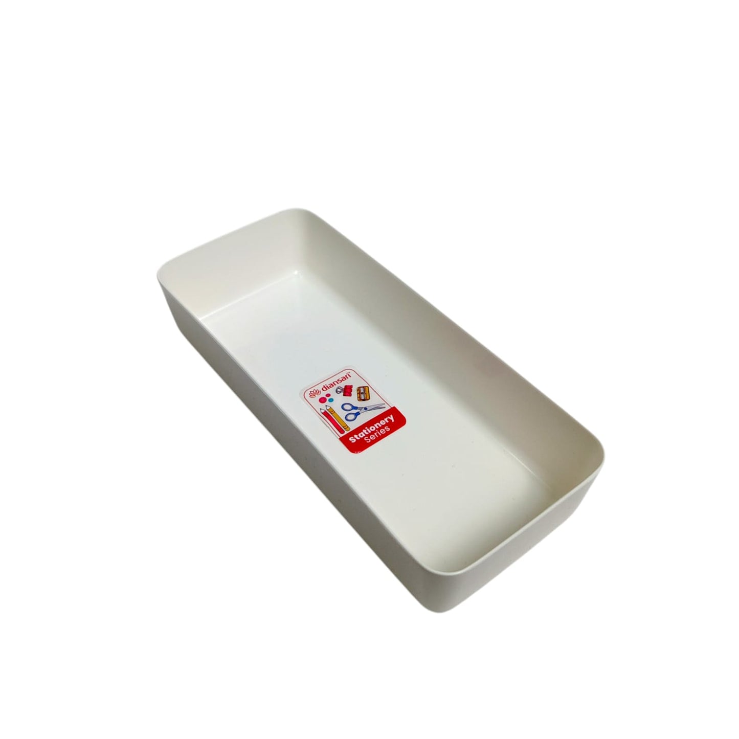 8.5 CM x 20 CM / TM Kotak Baut Kancing Plastik PVC Putih