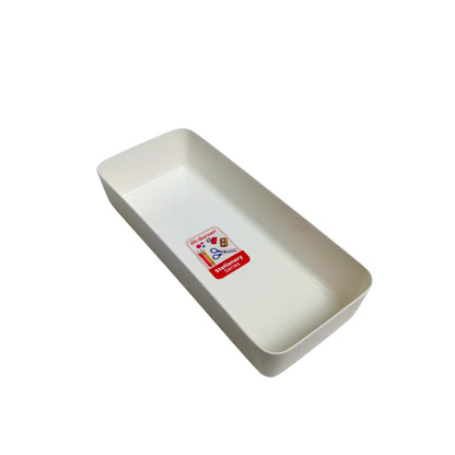 8.5 CM x 20 CM / TM Kotak Baut Kancing Plastik PVC Putih