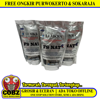 1 KG / LEMKRA Semen Nat Pengisi Keramik Tile Grout Warna Tua