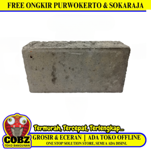6 CM x 10 CM x 20 CM / TM BATA K400 Paving Block Conblock Parkiran Teras  Biji