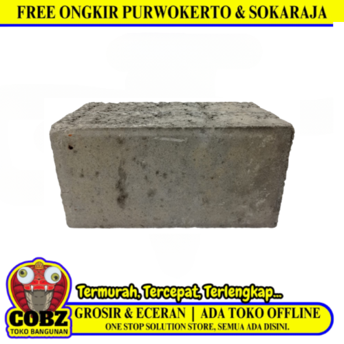 8 CM x 10 CM x 20 CM / TM BATA K400 Paving Block Conblock Parkiran Teras Biji