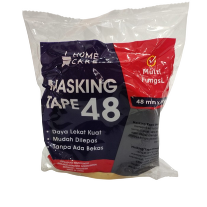 48 MM / HOME CARE Isolasi Selotip Lakban Kertas Masking Tape