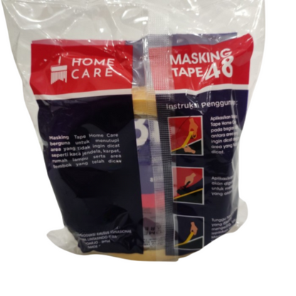 48 MM / HOME CARE Isolasi Selotip Lakban Kertas Masking Tape