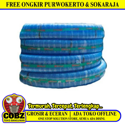 12 IN X 6 M / MILLIARD SPIRAL Selang Spiral Tekanan Tinggi PVC Roll