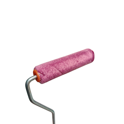 4 IN / TOKIO 02 Kuas Busa Roll Cat Tembok Kayu Besi Kecil + Gagang Set