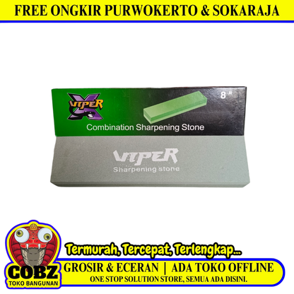 8 IN / VIPER Mata Gerinda Batu Gosok Asah Besi Grinding Wheel