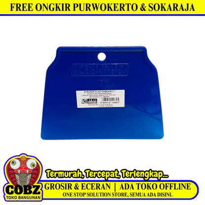 7 IN / ACE OLDFIELDS Sekrap Daun Kape Scrapper Cat Perata Acian Plastik PVC