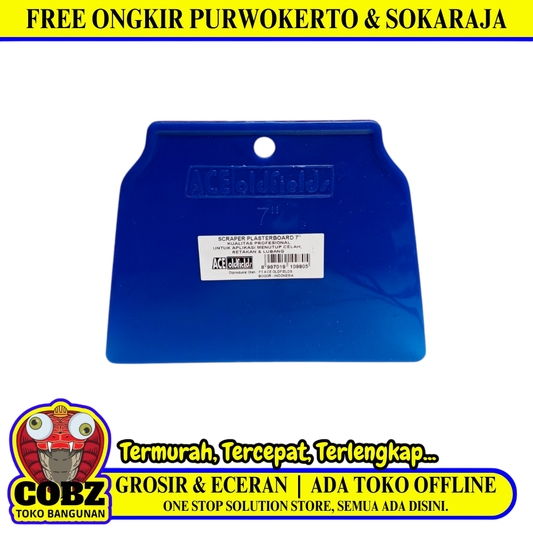 7 IN / ACE OLDFIELDS Sekrap Daun Kape Scrapper Cat Perata Acian Plastik PVC