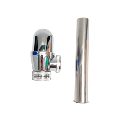 1 1/4 IN / ERNESTO Sifon Botol Saringan Pipa Wastafel Stainless Set