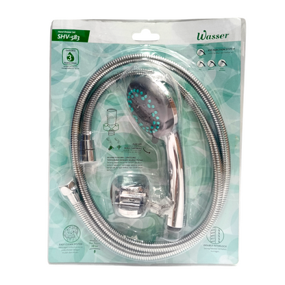 1/2 IN x 150 CM / WASSER SHV-583 Hand Shower Tangan Kamar Mandi Set