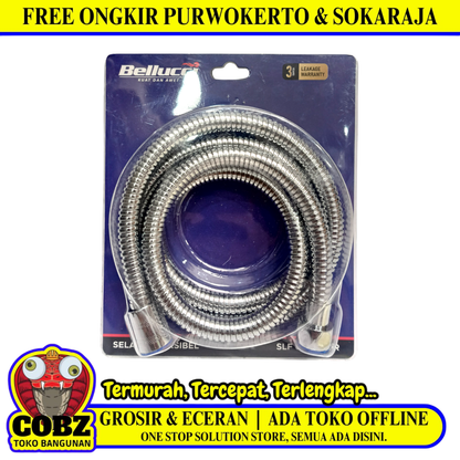 150 CM / BELLUCCI Selang Jet Shower Cebok Mandi Hose Stainless
