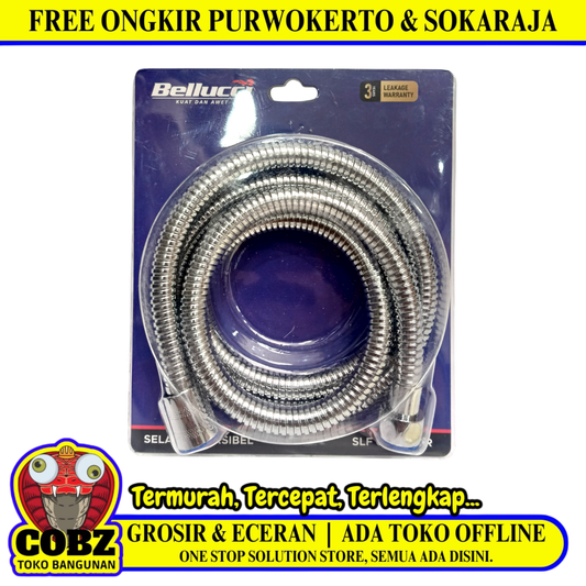 150 CM / BELLUCCI Selang Jet Shower Cebok Mandi Hose Stainless