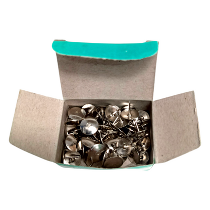 SQUARE Paku Pines Pins Klip Payung Kecil Tekan Polos Putih Dus