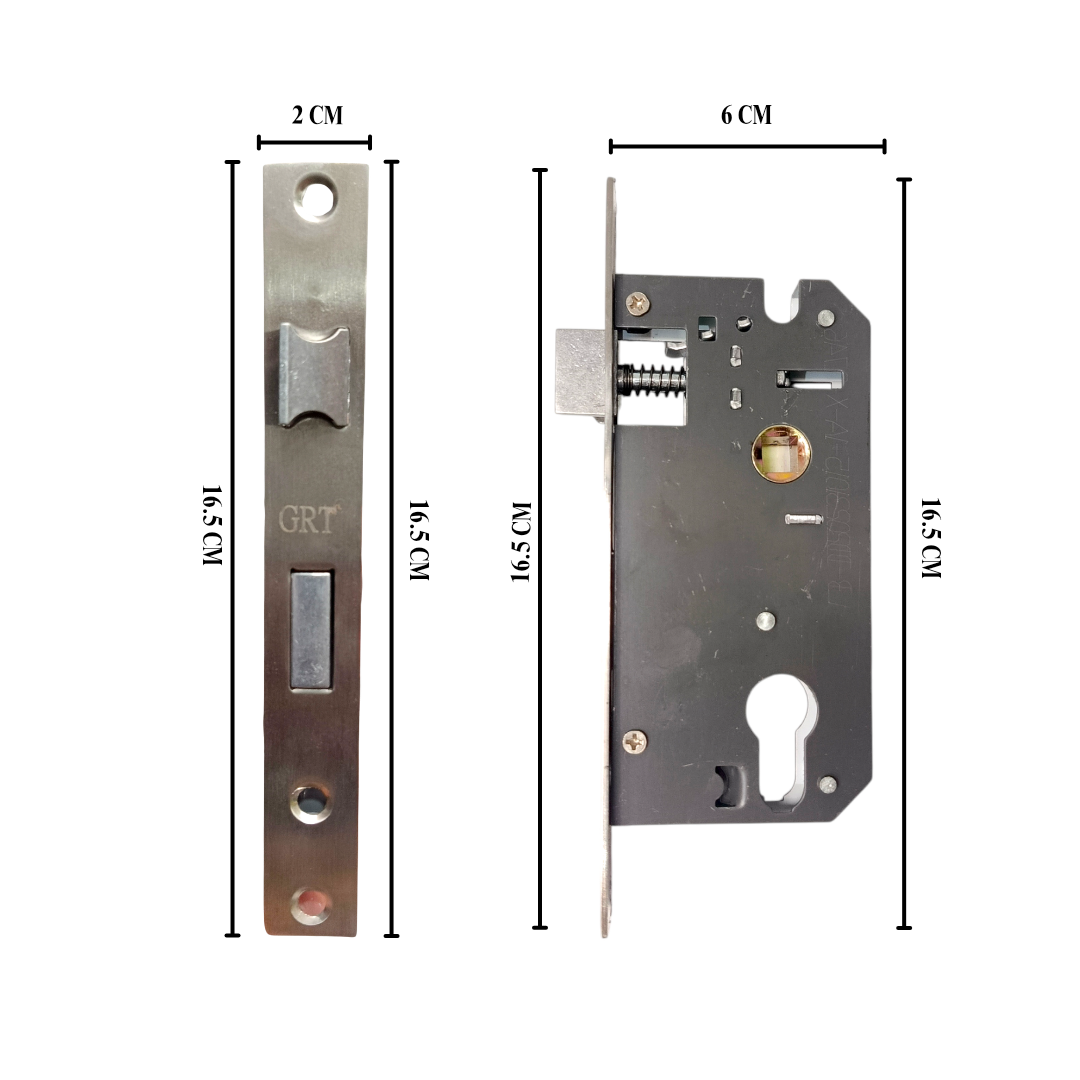 GRT 888 SN/CP Handle Door Lock Tarikan Handle Kunci Pintu Tanggung Set