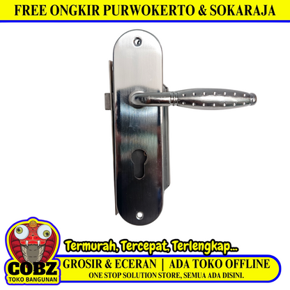 GRT 888 SN/CP Handle Door Lock Tarikan Handle Kunci Pintu Tanggung Set
