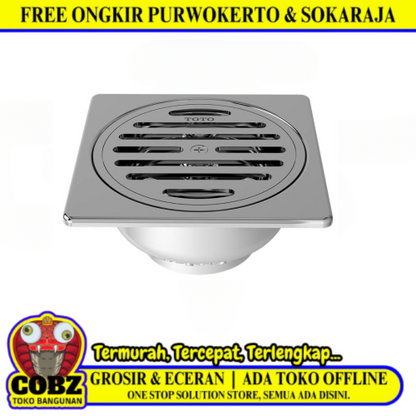 4 IN / TOTO TX1DB Saringan Got Leher Panjang Floor Drain Stainless